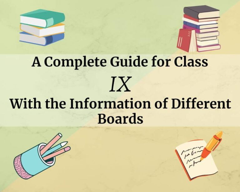 A guide for class 9 and board exams
