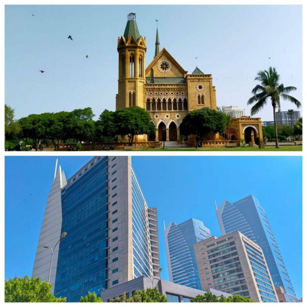 From old to modern Architecture of Karachi